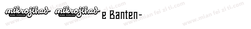 The Banten字体转换